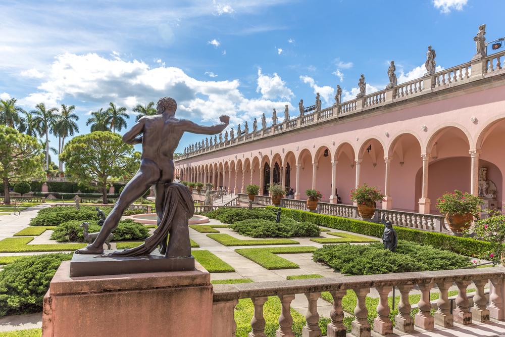 Admire masterpieces from around the world at the Ringling Museum of Art