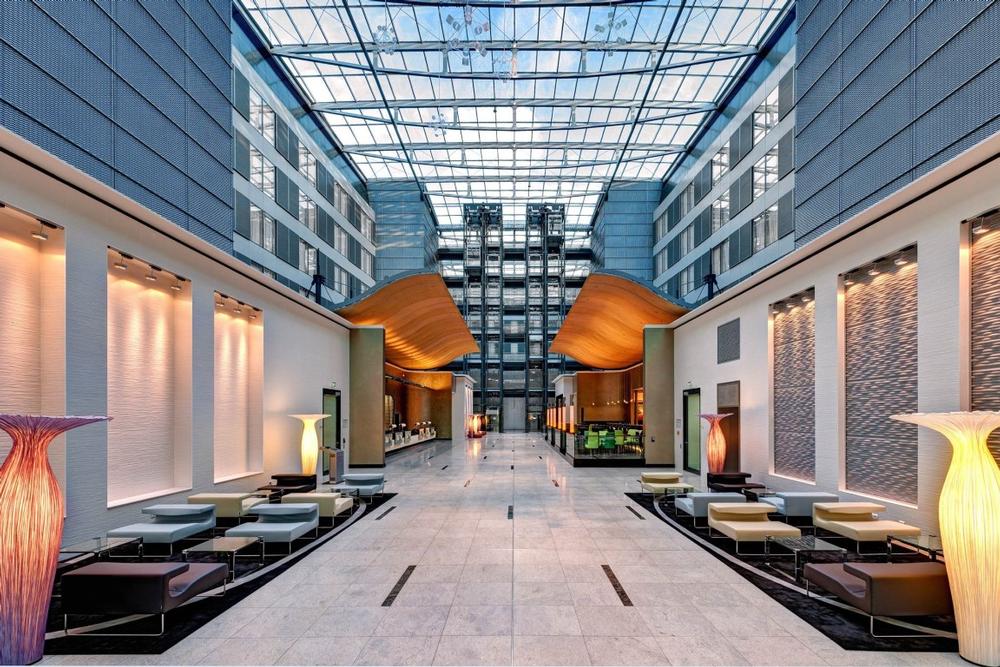 Seamless access, sleek design, and skyline views—all under one futuristic roof.