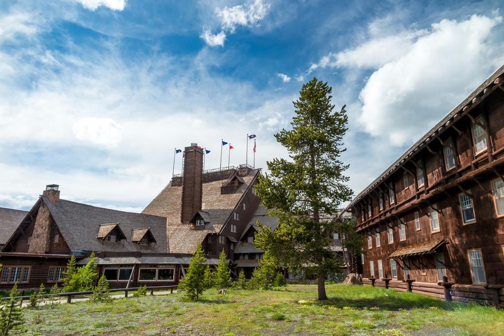 Stay Steps from the Geyser at the Iconic Old Faithful Inn