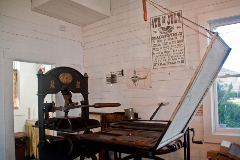 Marshfield Sun Printing Museum