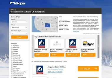 Ski Sale: Save Up to 56% on Lift Tickets with Liftopia