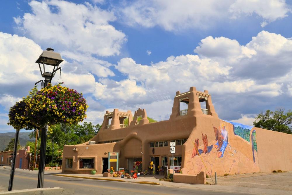 Visit the ancient Taos Pueblo or ski down snowy slopes in winter.