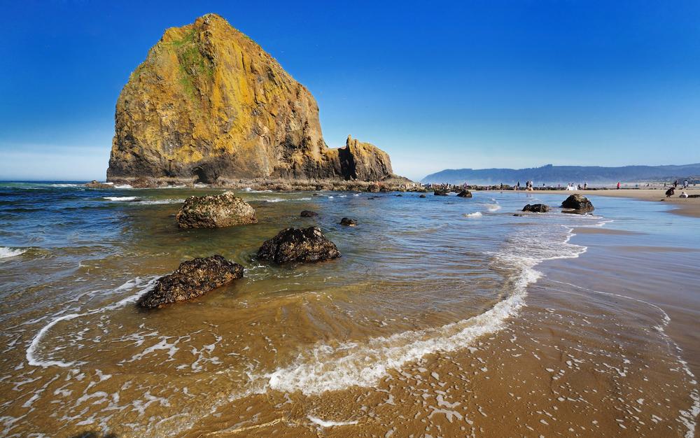 Walk to Haystack Rock and enjoy peaceful coastal sights.