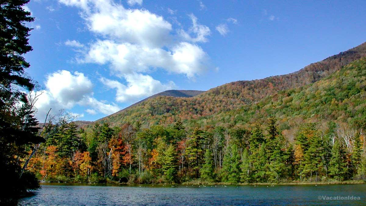 My photo of a boating lake in Vermont.