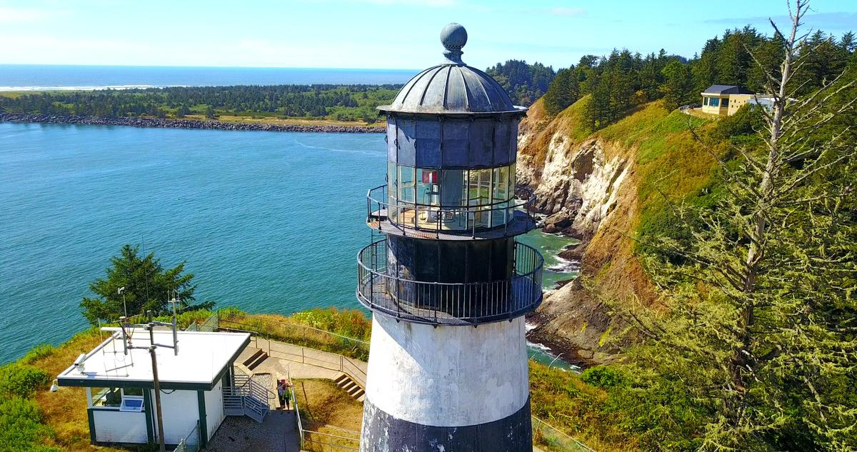 View Of Lighthouse On Cape Disappointment