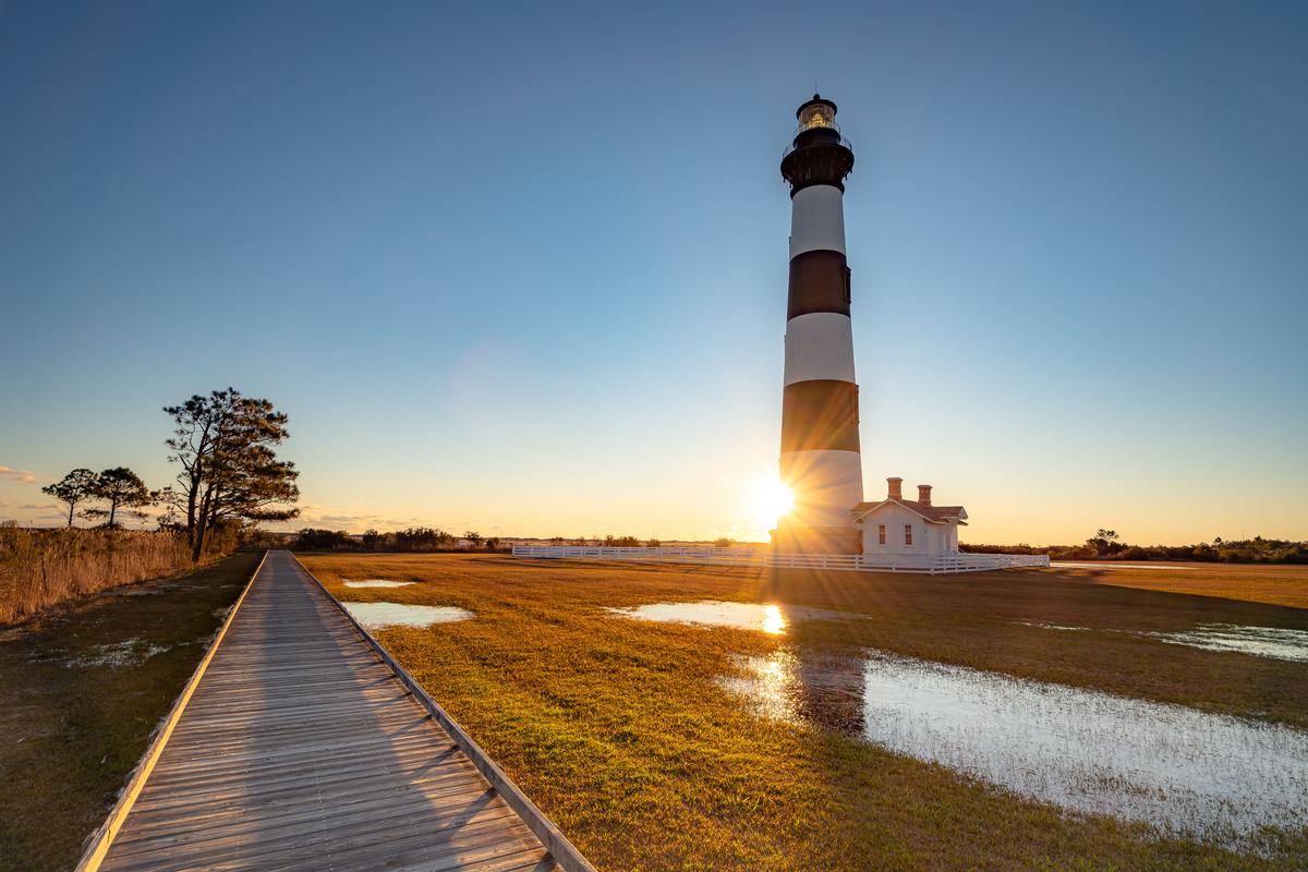 Climb historic lighthouses and explore miles of unspoiled beaches.