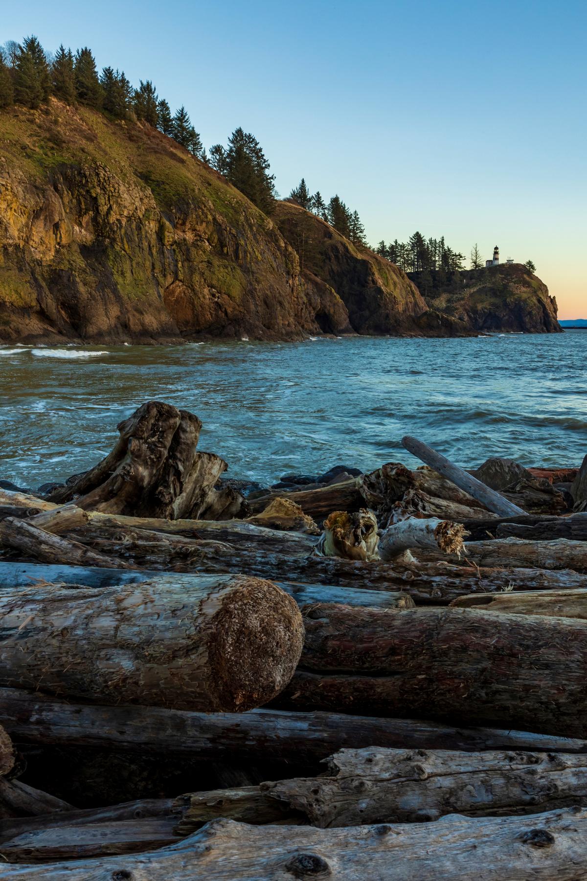 Sunset in Cape Disappointment state park