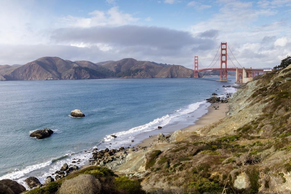 Marshall's Beach - 20 minutes from downtown San Francisco by car or bike