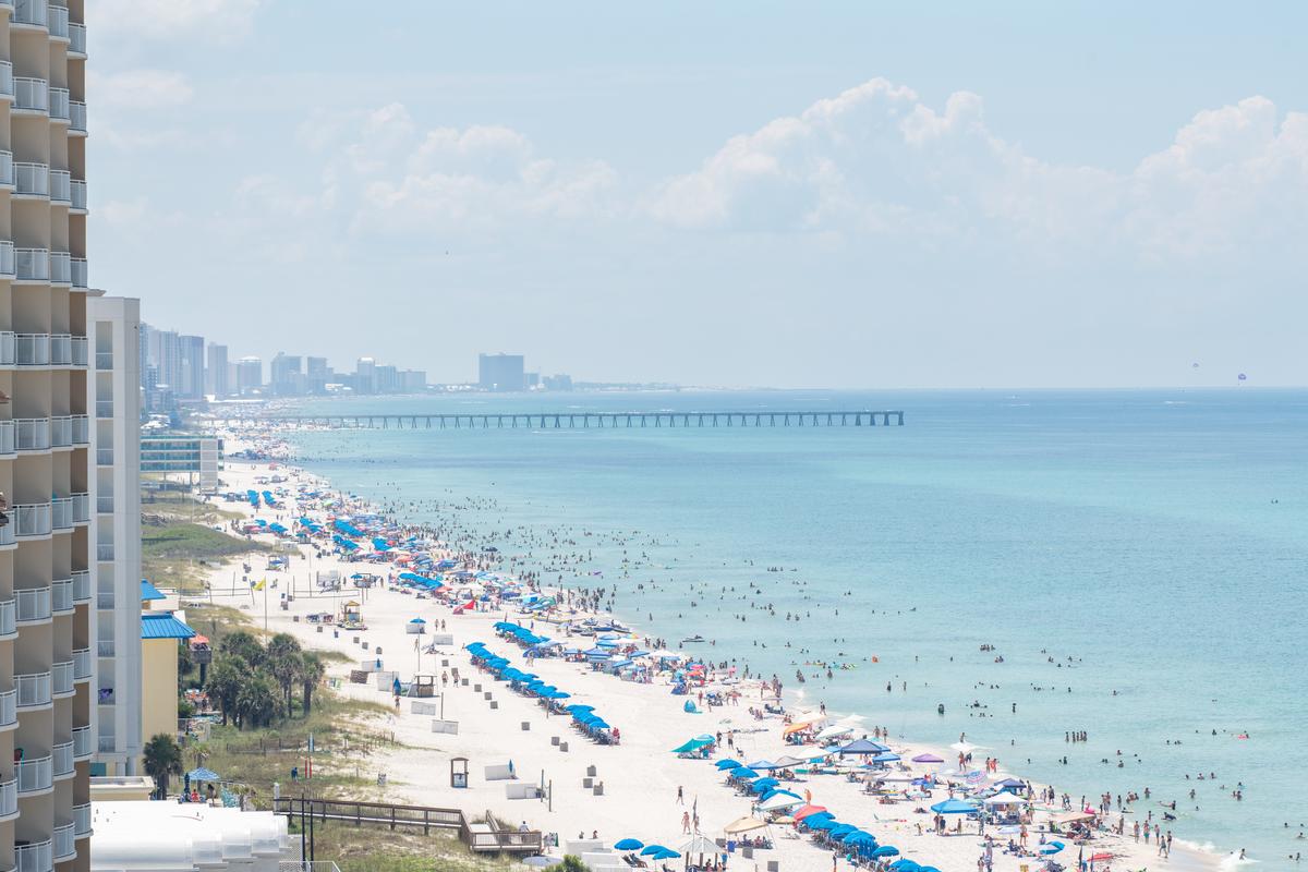 Panama City Beach on a weekend
