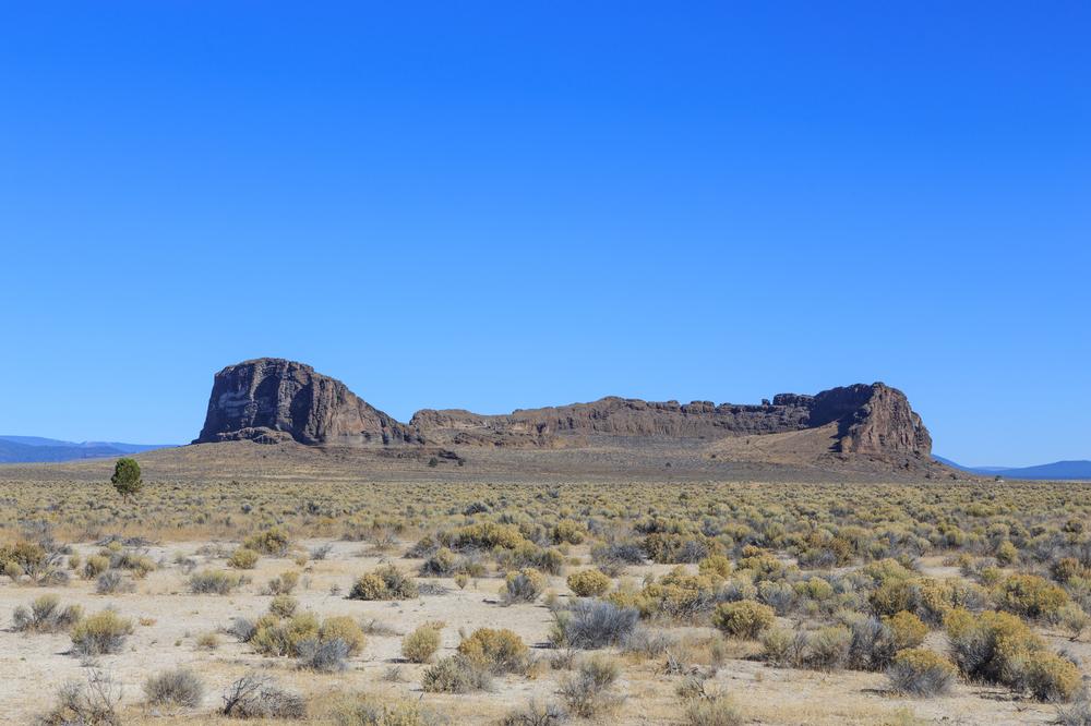 Step Back in Time at the Ancient Fort Rock Formation