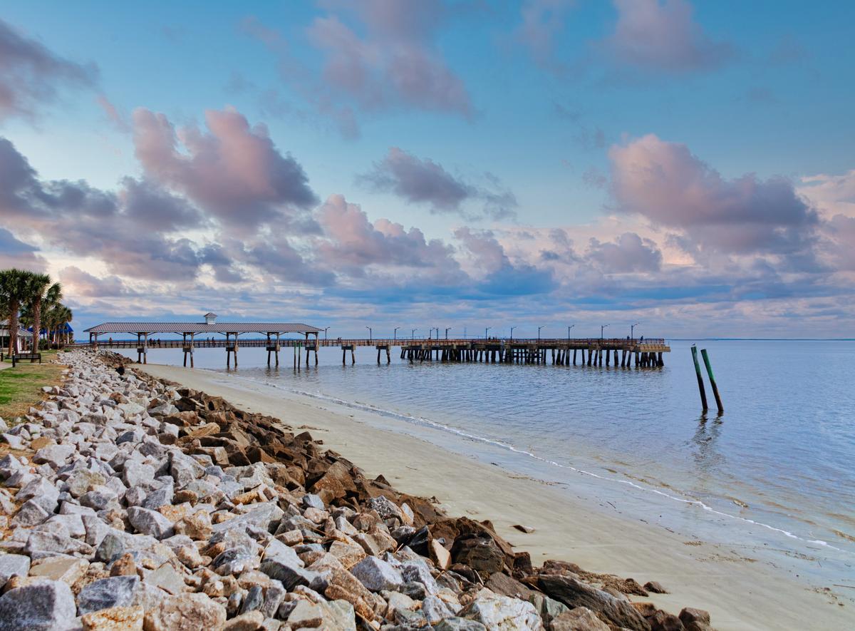 Fishing pier on St Simons Island