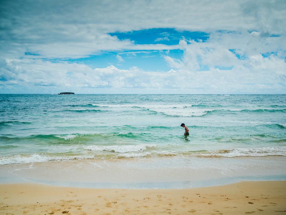 Malaekahana Beach - 1 hour north of Honolulu