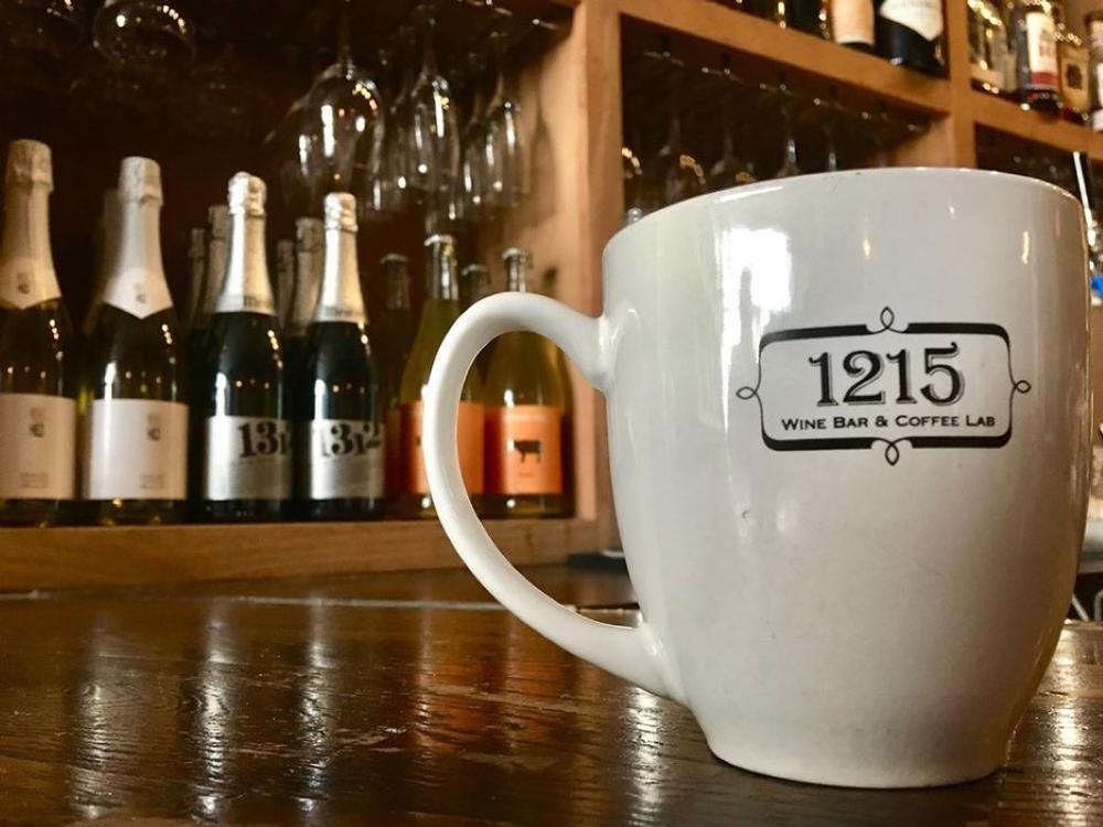 Blend Bold Brews and Vino at 1215 Wine Bar & Coffee Lab