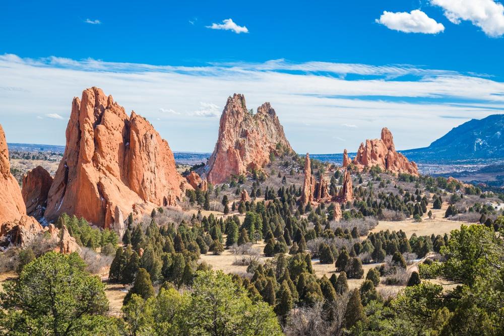 Admire red rock formations and hike scenic trails on a romantic day.