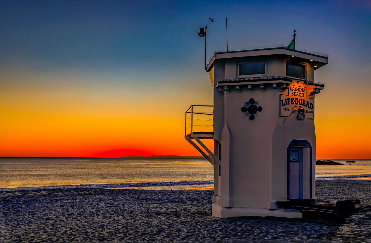 Laguna beach sunset