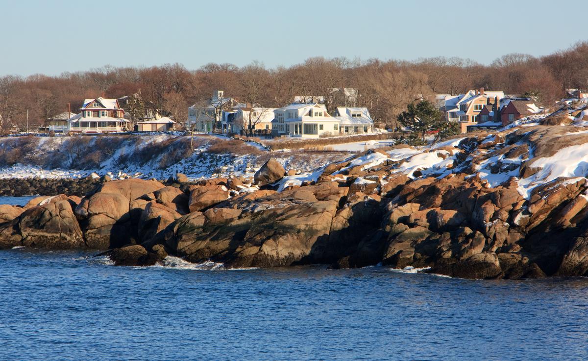 Coastal landscape in Rockport