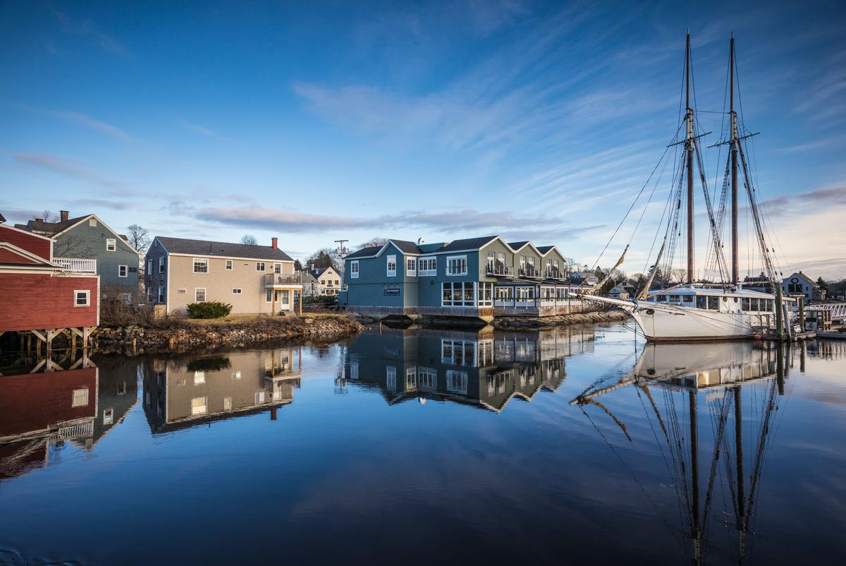 Kennebunkport Village harbor