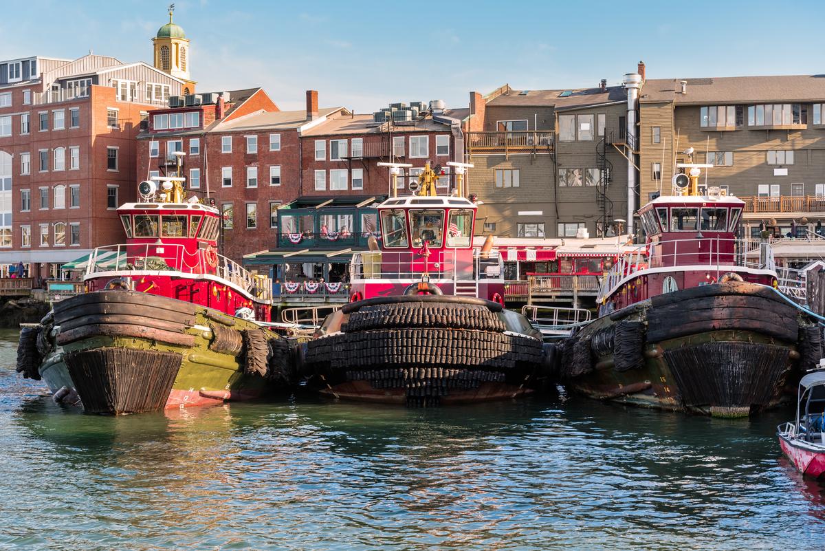 Tug boats in Portsmouth