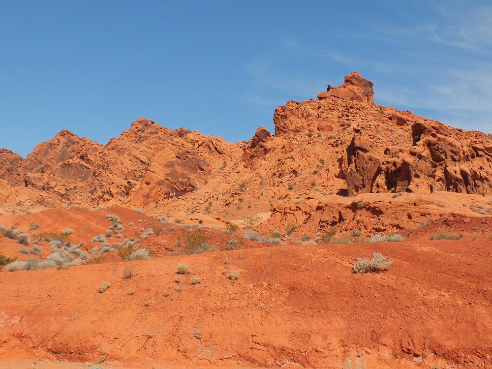 Walk along ancient petroglyphs, explore fiery red rock formations, and enjoy nature.