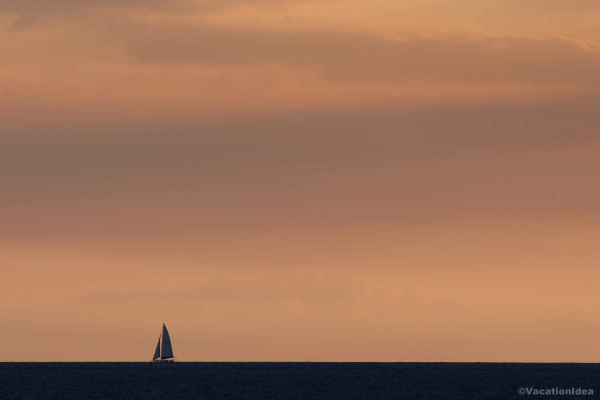 My sunset photo in Malibu