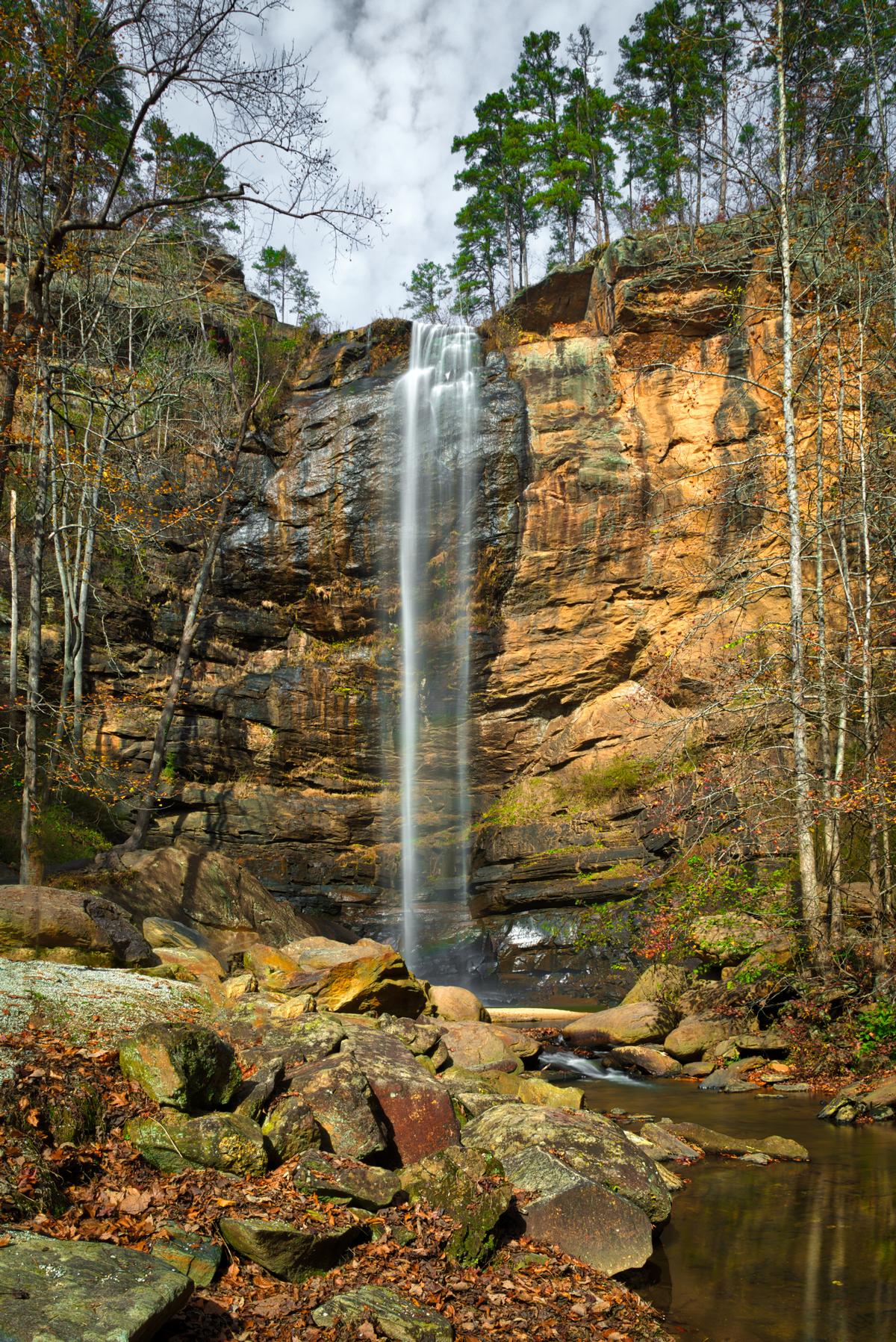 Toccoa Falls in the summer