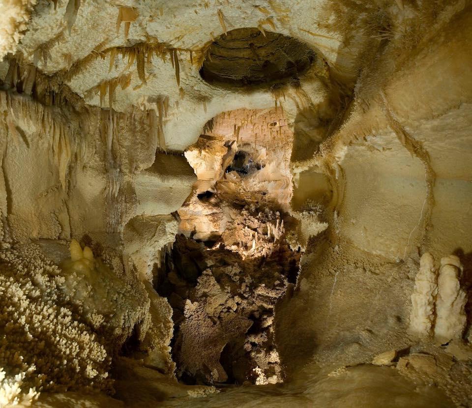 Walk through crystal-filled caves, explore underground passages, and admire rare rock formations.