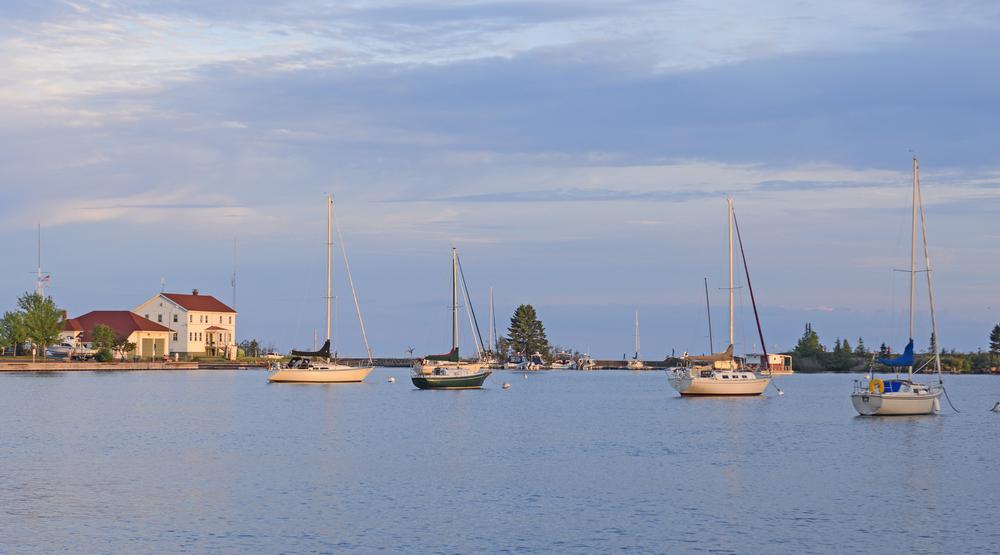 Admire stunning lakeside views in Grand Marais, MN