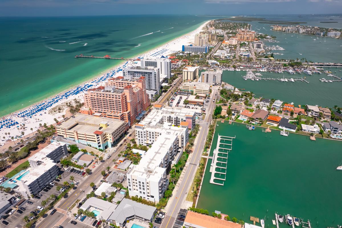Clearwater beach Florida hotels and beach
