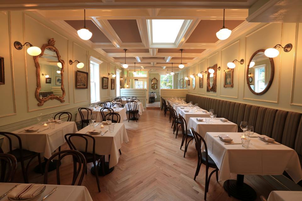 Enjoy traditional French fare and experience a warm, inviting ambiance ideal for a romantic night out.