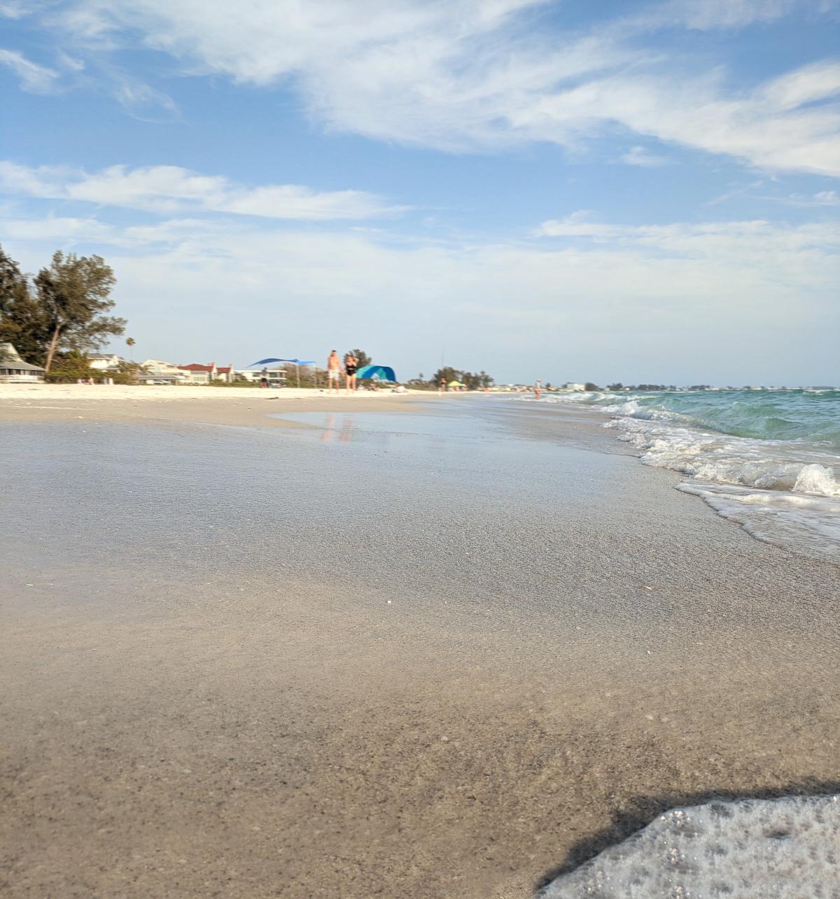 Walking on the beach at Anna Maria Island in Bradenton Florida