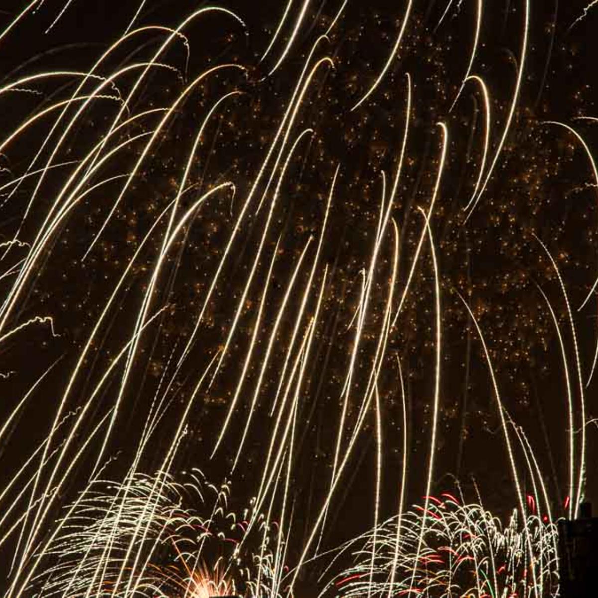 I took this photo of fireworks over Charleston Harbor