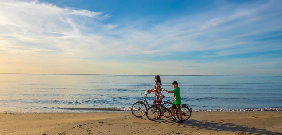 Exploring by bike