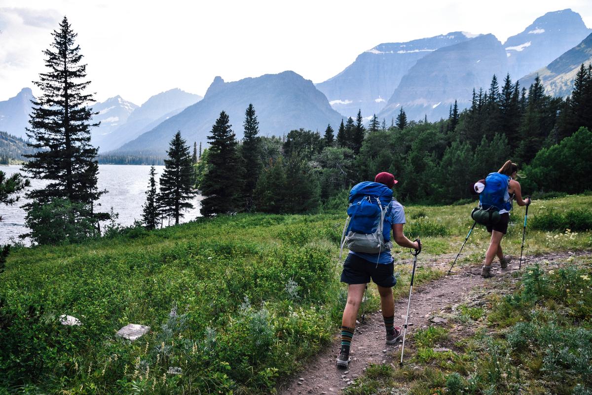 Going for a hike in Glacier National Park