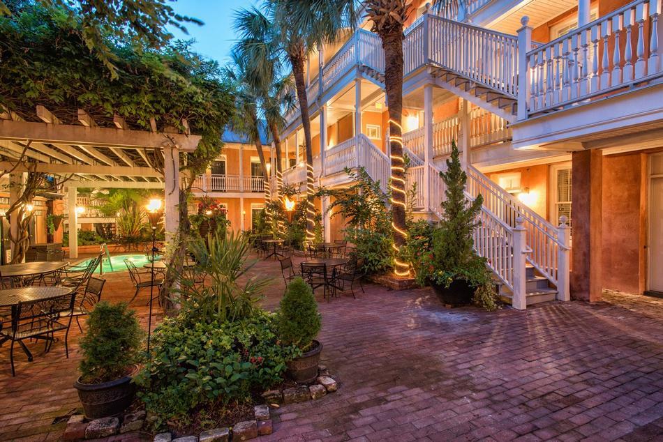 Courtyard Mornings at The Elliott House Inn