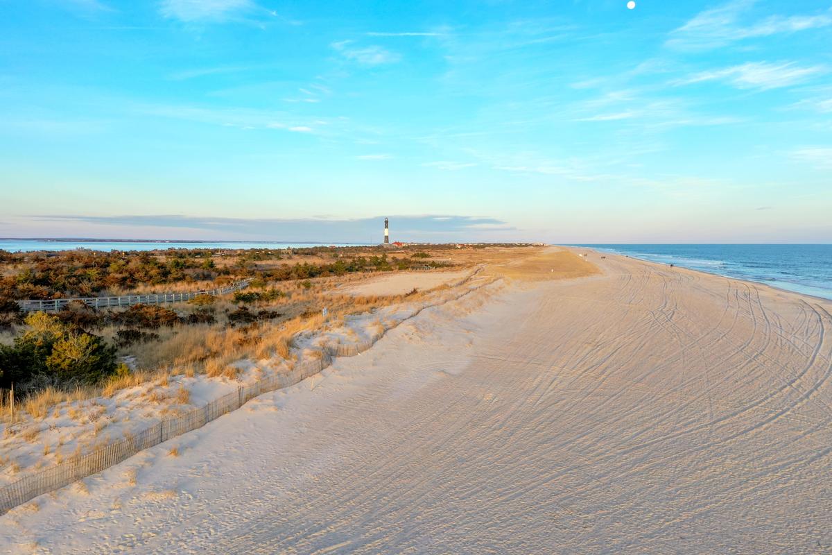 Find Your Coastal Escape With Sandy Shores and Lighthouses on Fire Island
