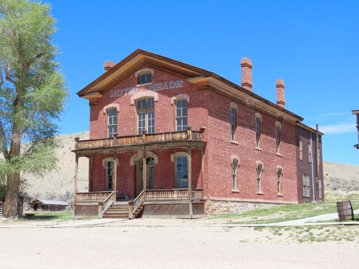 Abandoned buildings in Bannack State Park