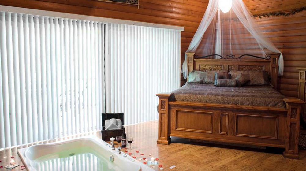 Go on a romantic getaway and enjoy a private, cozy escape.