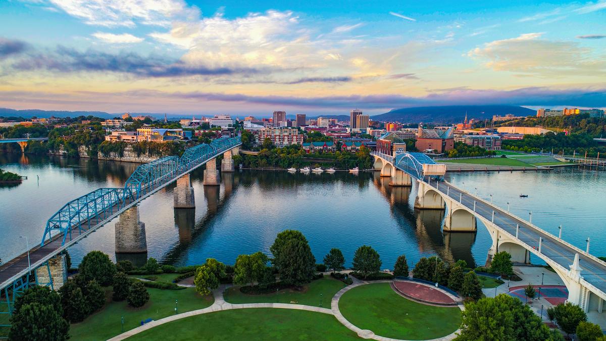 Chattanooga Tennessee TN Skyline