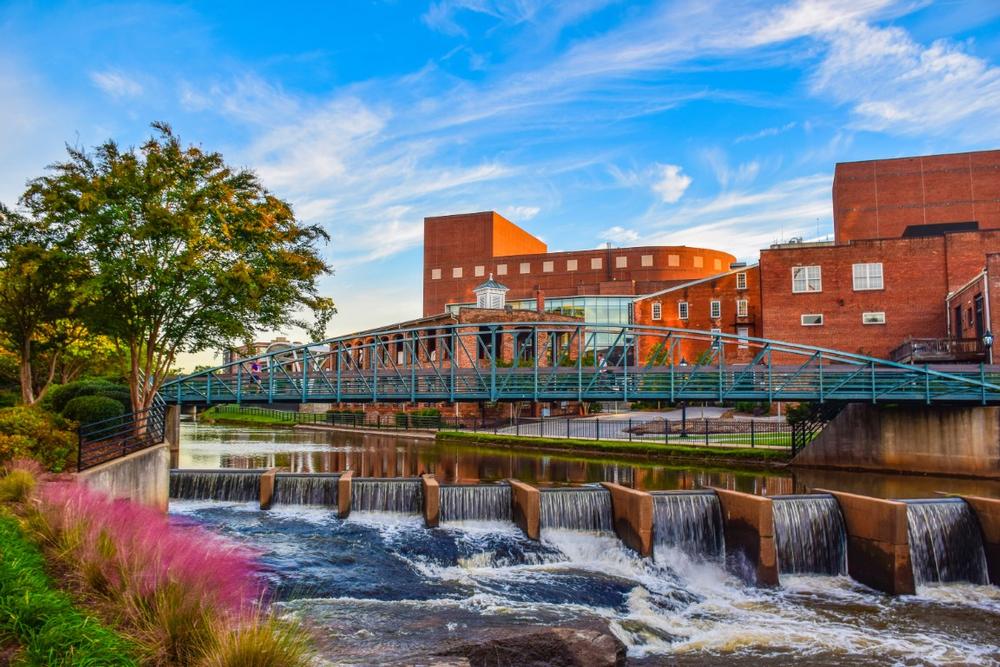Greenville, SC - 3 hours and 30 minutes from Knoxville