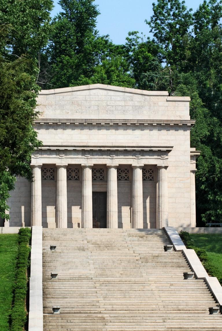 See a replica of Lincoln’s childhood cabin or explore scenic nature trails.