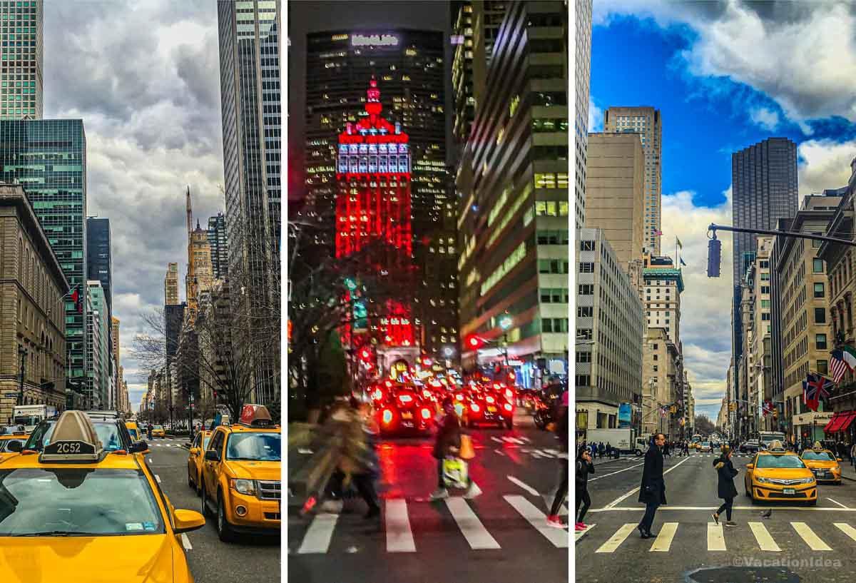 I took these photos while walking up Fifth Avenue near the famous Plaza Hotel