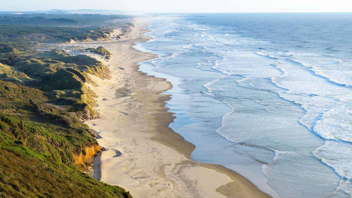 Pacific Ocean at Baker Beach near Florence