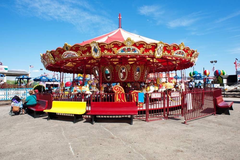 Coney Island - 1 hour by subway from Midtown