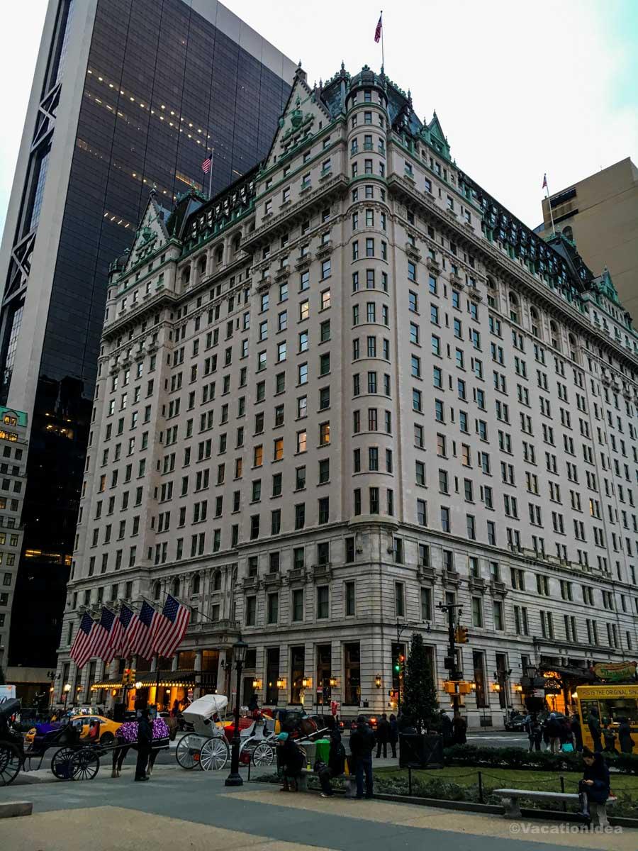 I took this photo of the Plaza hotel in NYC