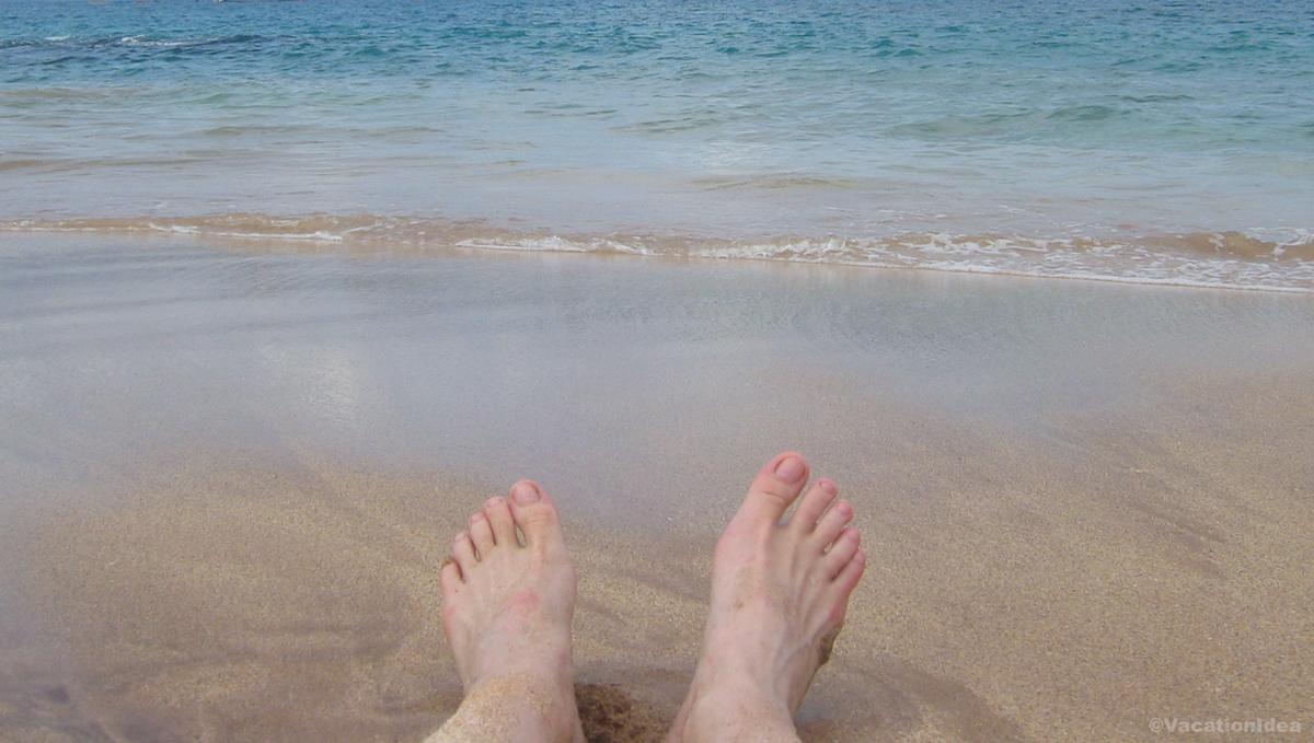 My photo of relaxing on the beach in MD