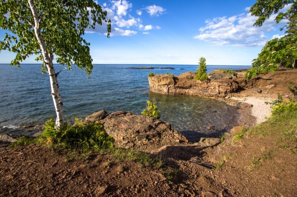 Walk along Lake Superior’s shoreline in Marquette