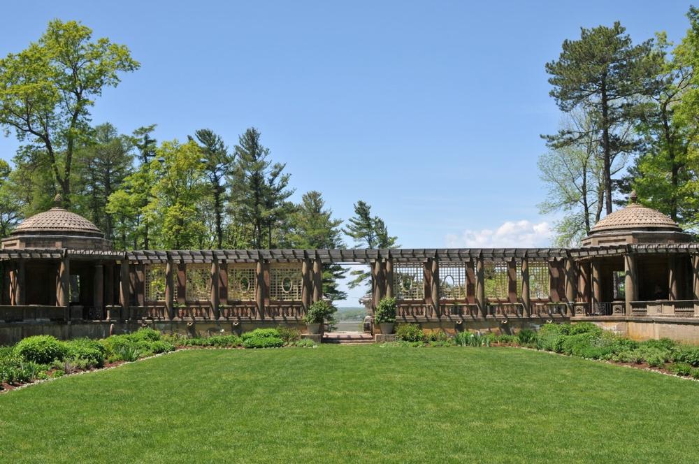 Tour a grand estate and admire sweeping views on a majestic romantic day.