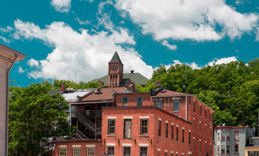 Explore well-preserved 19th-century buildings and admire rolling countryside landscapes.