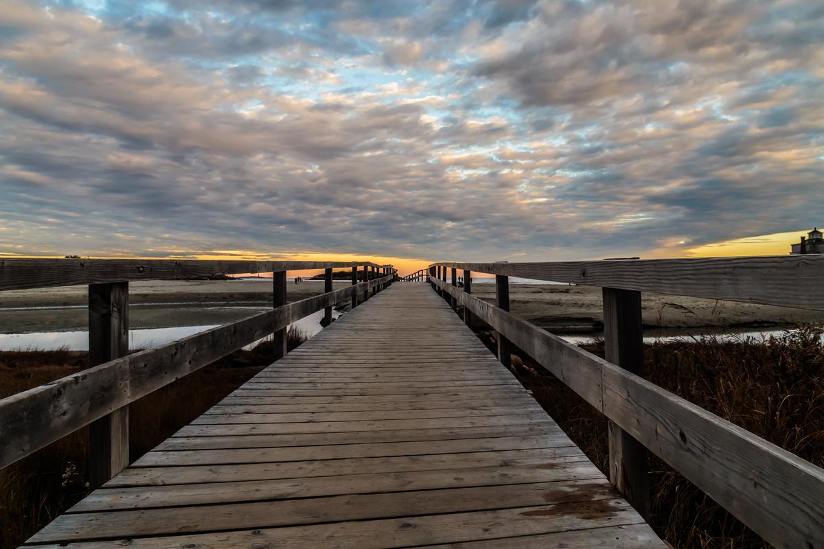 Good Harbor Beach, Gloucester with interesting clouds