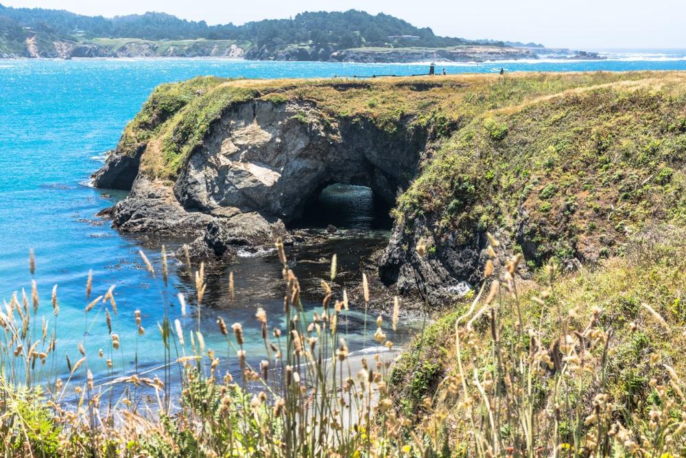 The Mendocino Coast-Explore rugged cliffs and tour charming towns on a romantic weekend escape.